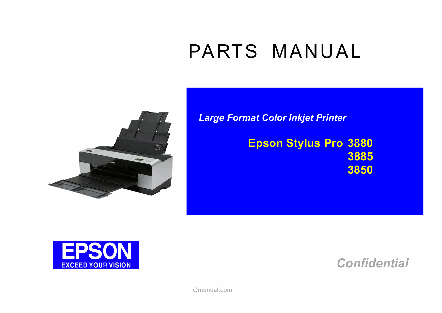 EPSON StylusPro 3880 3885 3890 Parts Manual-1